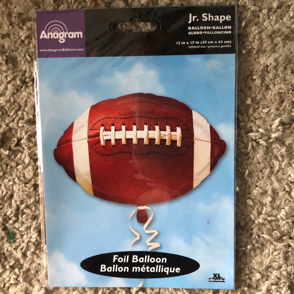 3 for $10 Football Foil Balloons